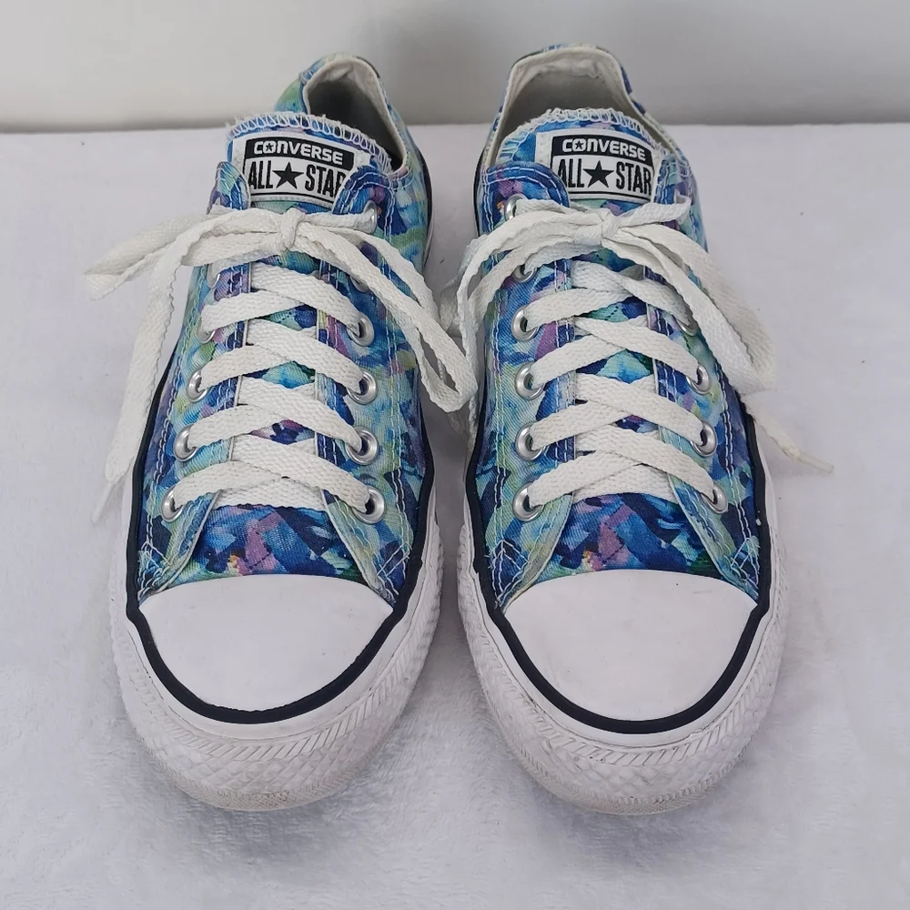 Converse All Stars Printed Canvas Sneakers - Picture 1 of 7